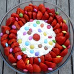 Gâteau d'anniversaire choco-fraises-smarties2